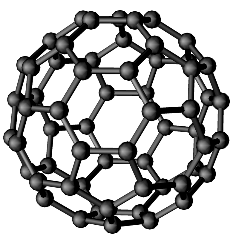 Фуллерен с60. С60 фуллерен решетка. Молекула фуллерена c60. Фуллерен строение кристаллической решетки.