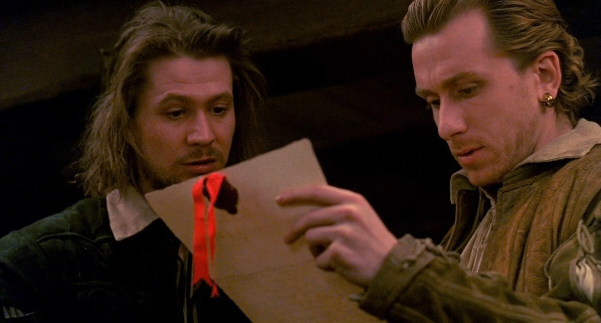 Кадр из фильма «Розенкранц и Гильденстерн мертвы»