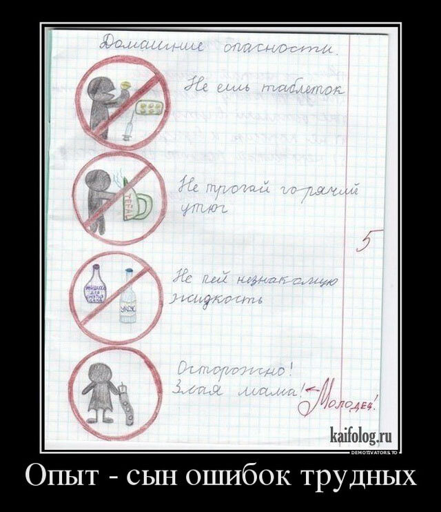 Осторожно злая мама рисунок