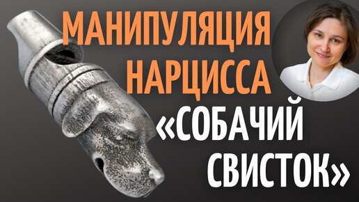 Манипуляция нарцисса «Собачий свисток». Реальная история.