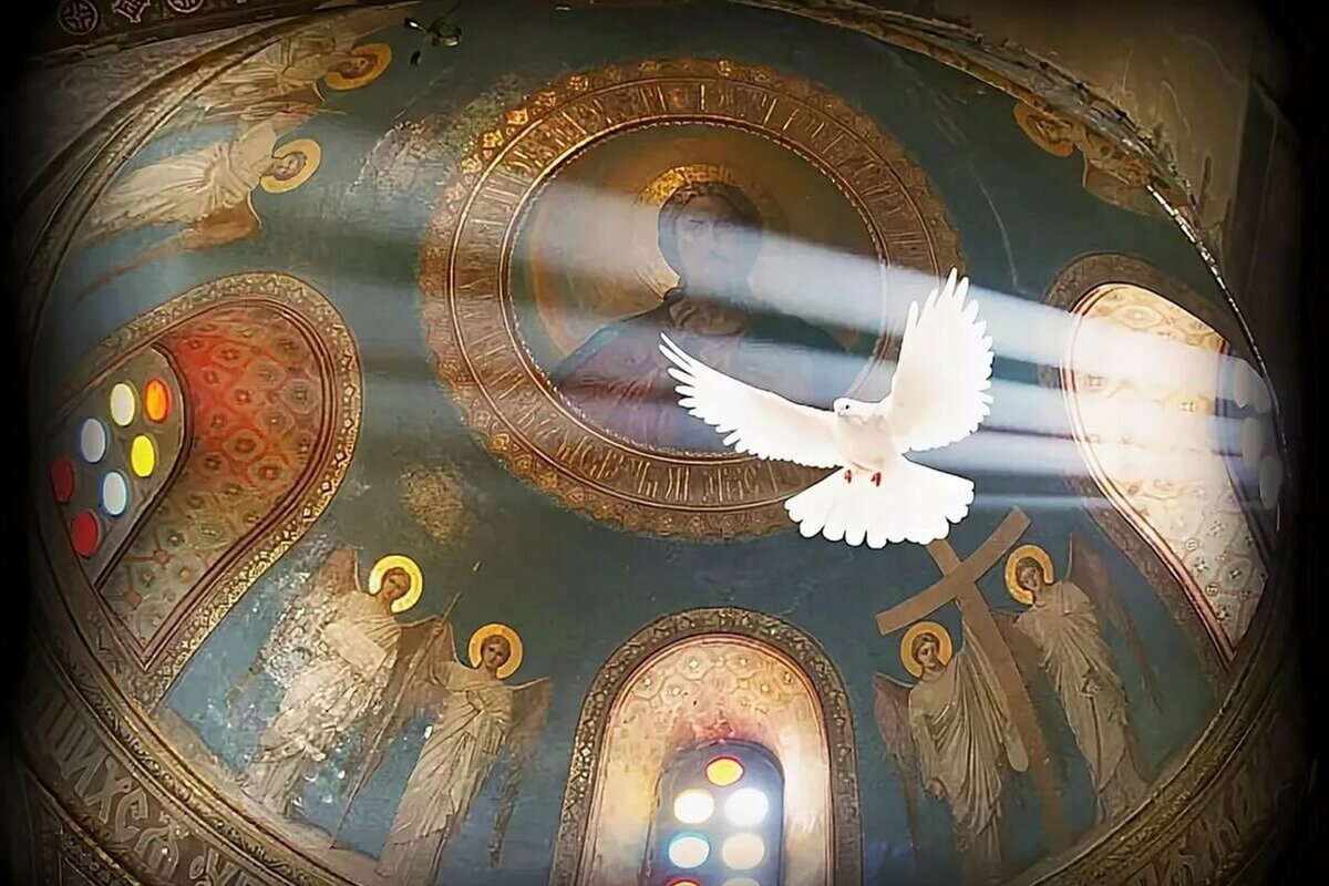 голуби у храма