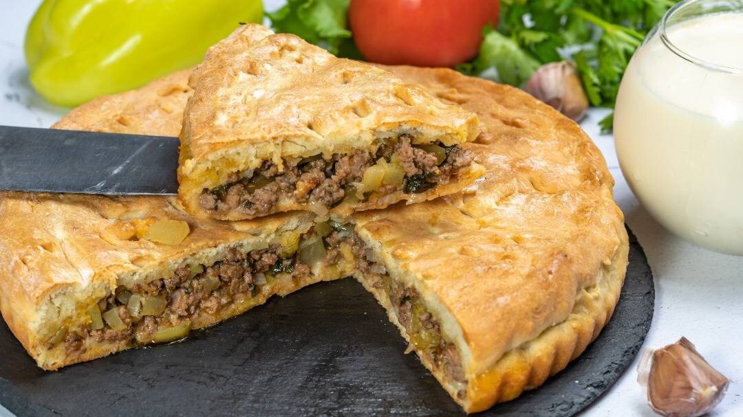 Мясной пирог пошаговый рецепт с фото Великий мясной пирог