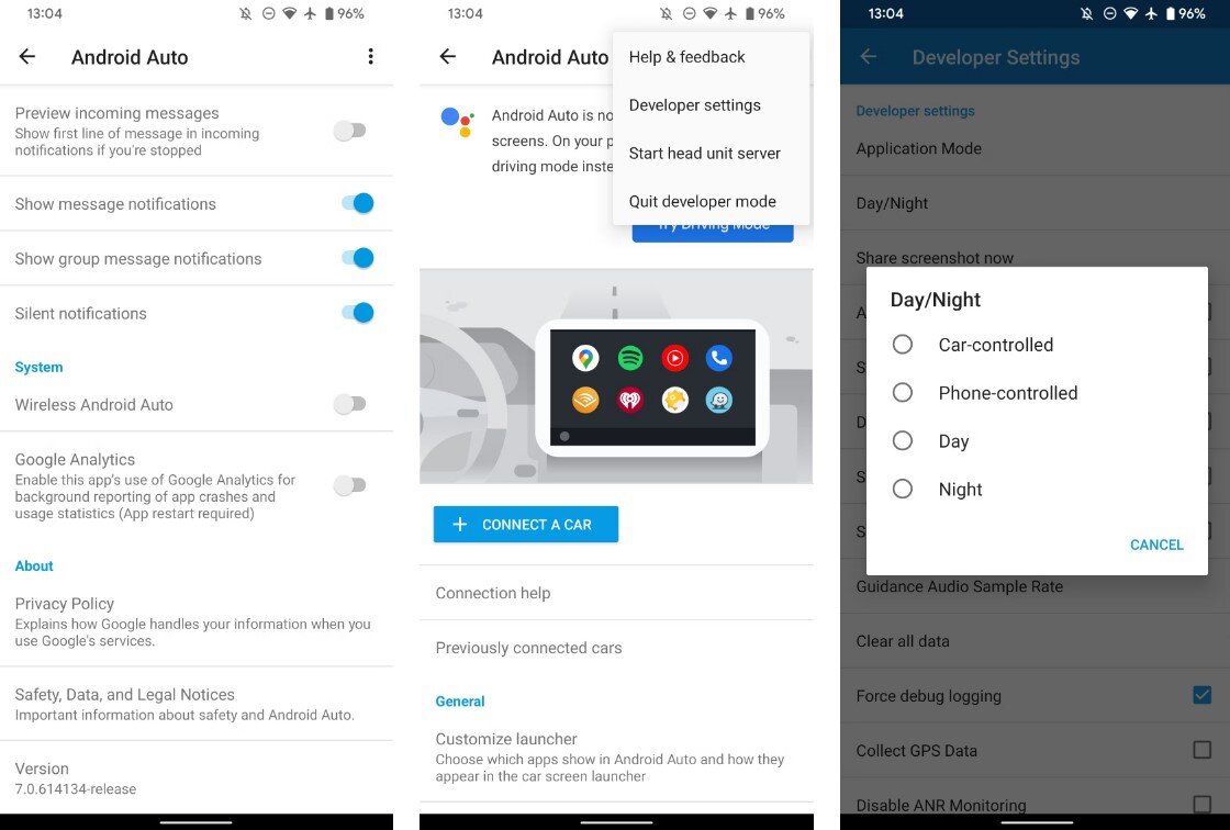 Настройка android auto. Настройка android auto