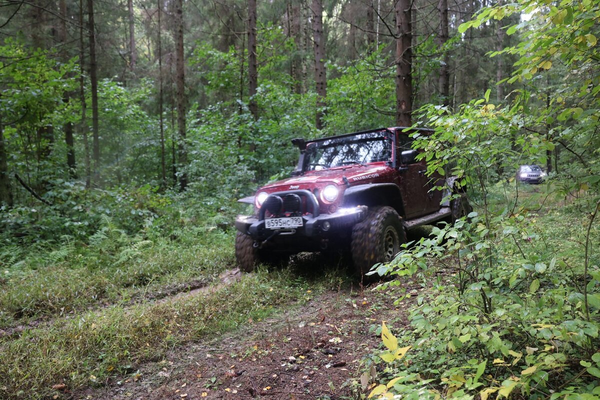 Jeep Wrangler так быстро пролетал через лужи, что фотограф сплоховал, не успевал снимать. Ну, ничего: в ролике внизу всё отлично видно!