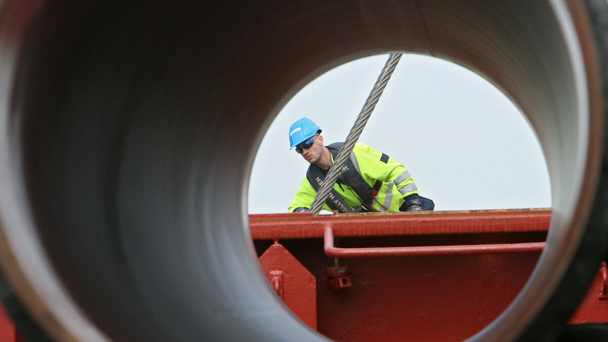    #Cтроительство газопровода "Северный поток" (Nord Stream)© РИА Новости . Игорь Зарембо
