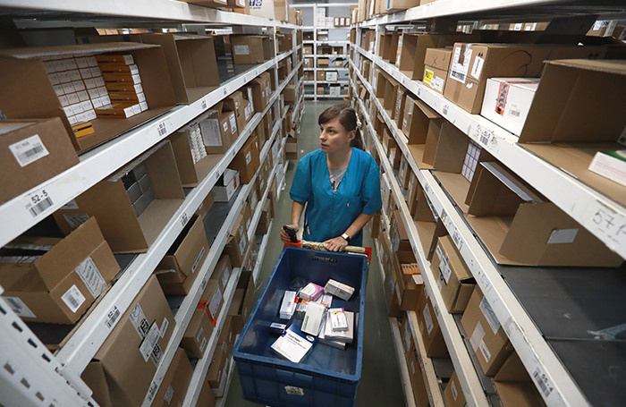    Склад лекарственных препаратов в Москве. Архив.Сергей Фадеичев/ТАСС