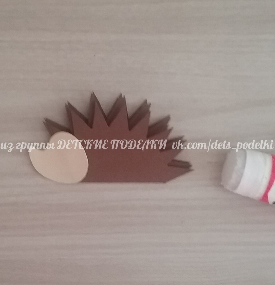 Ежик из бумаги своими руками