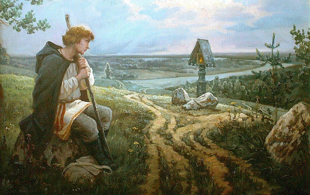 У камня есть душа. Картины Андрея Шишкина путь Ратника.