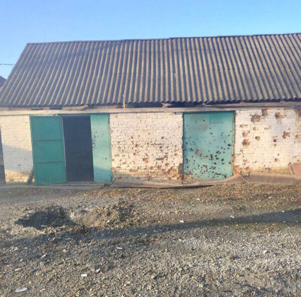 Последствия обстрела села Козинка в Белгородской области. Фото © T.me / vvgladkov