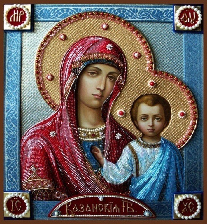 Казанская икона божией картинки