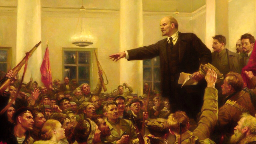 Ленин провозглашает советскую власть картина серова 1947