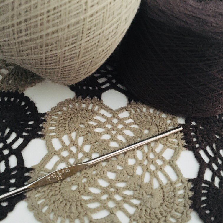 Салфетка крючком