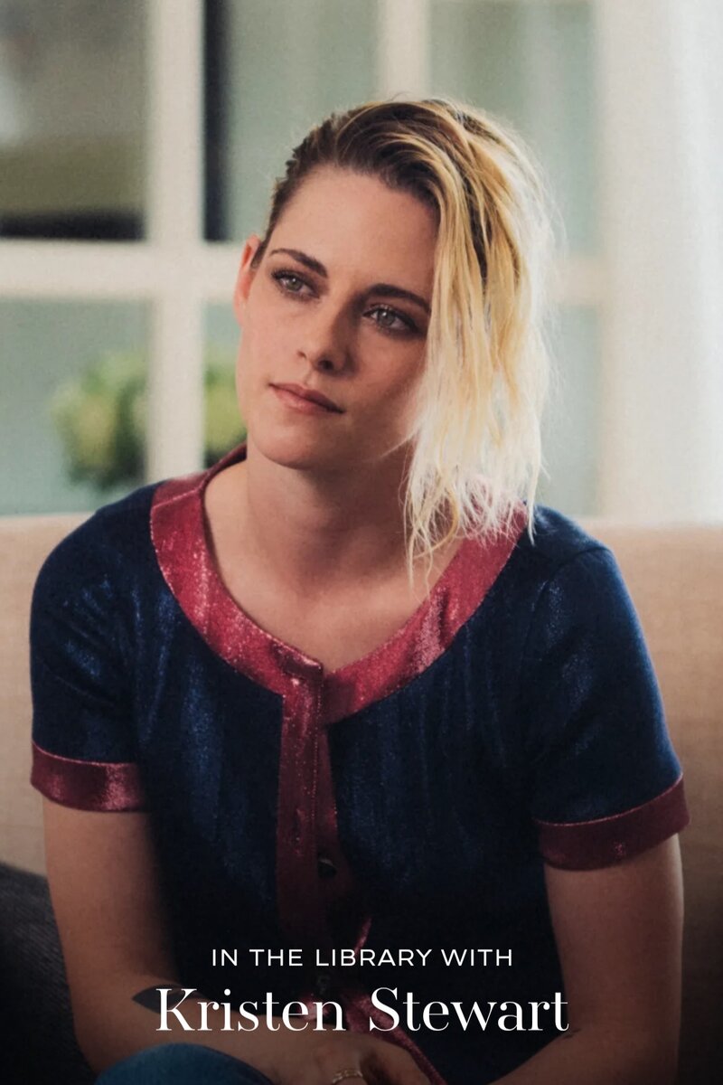 Кристен Стюарт в "In the Library with...by Chanel". Материал из сети.