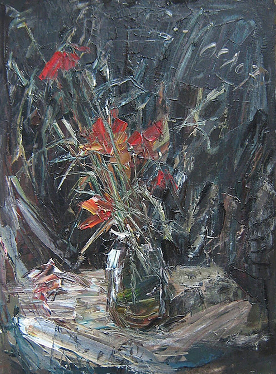 Букет маков. 1990. Из коллекции Грибова Н.Н.