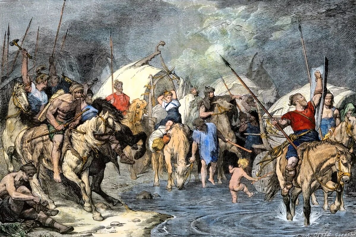 Тевтоны в боевом походе