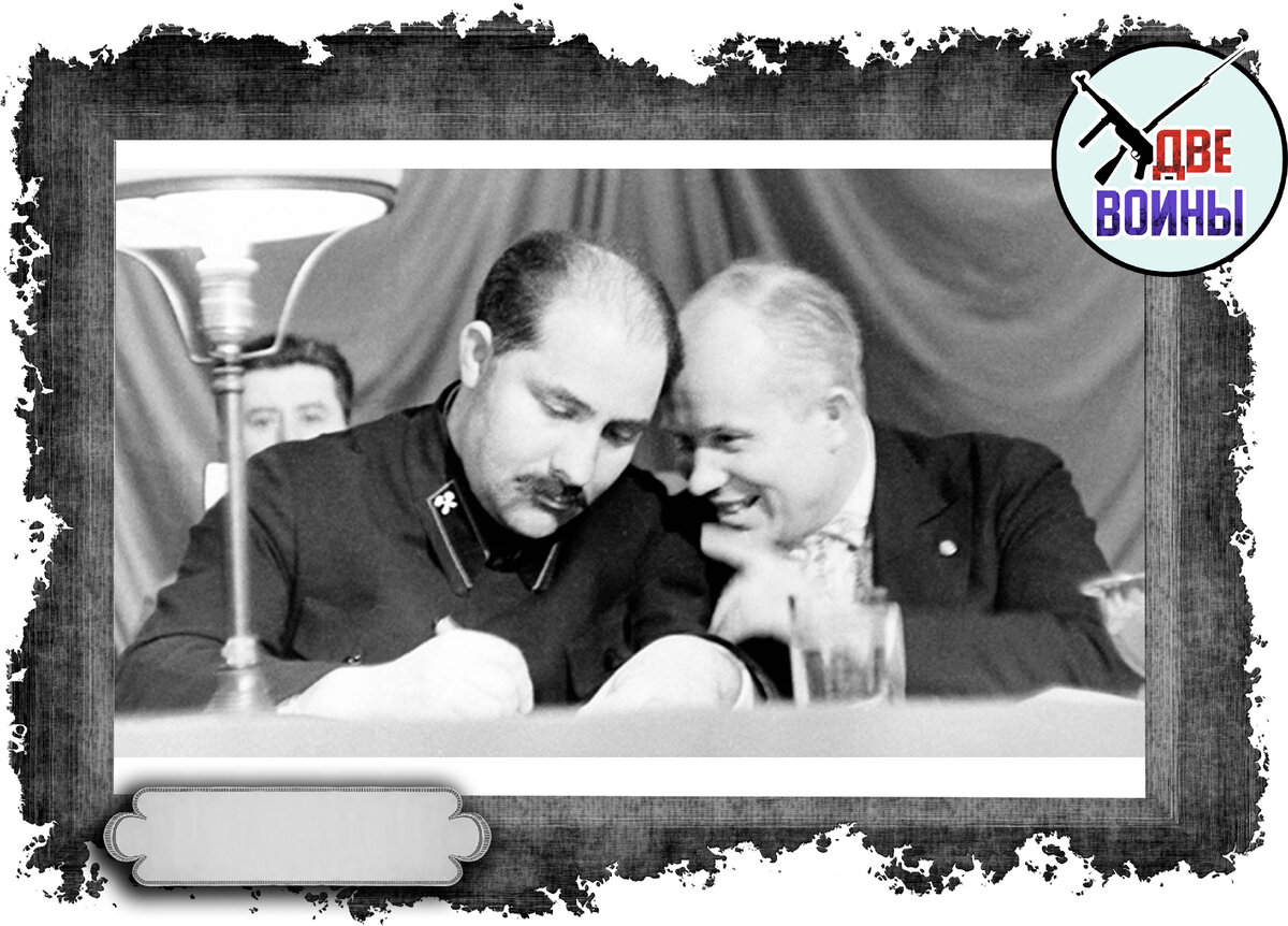 Каганович и Хрущёв. Фото в свободном доступе.