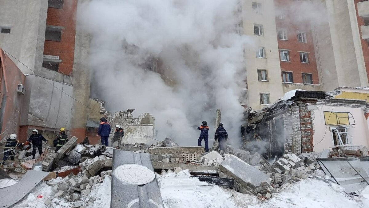Известно о пяти погибших.  Фото: © Russian Emergencies Ministry / via Globallookpress.com / globallookpress.com