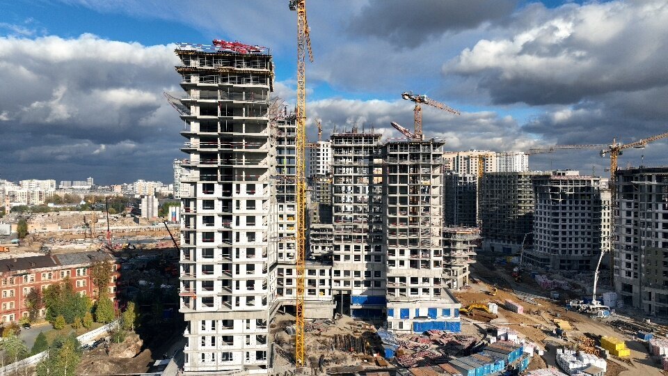 ЖК «Символ» — аэросъемка Новострой-М