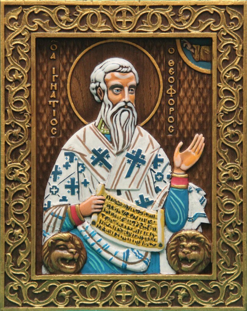 Святой Игнатий Богоносец,, которого в детстве сам Бог носил на руках. Источник: http://prep-serafim.cerkov.ru/2022/02/11/svyashhennomuchenik-ignatij-bogonosec/