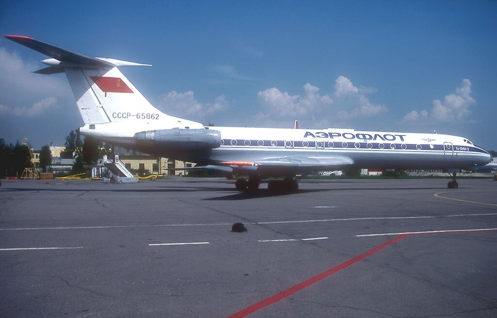 Ту-134А авиакомпании "Аэрофлот", идентичный разбившемуся