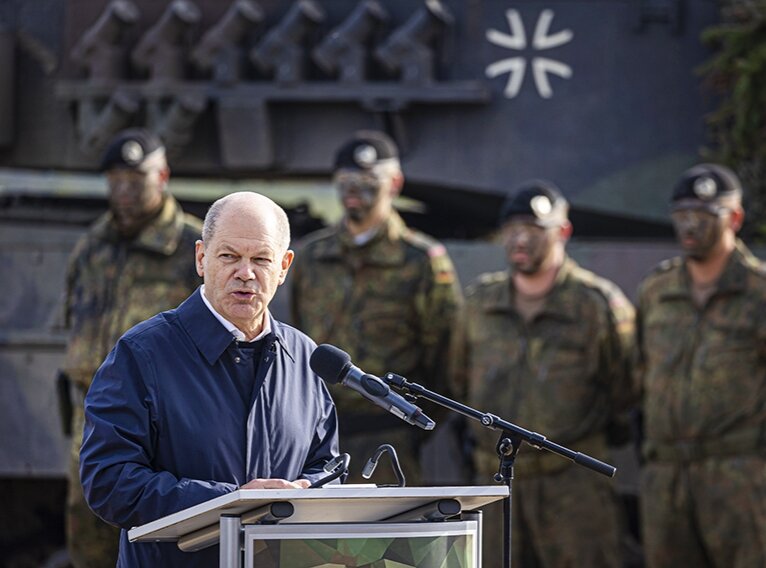 Из открытых источников в интернете. Канцлер Германии О.Шольц.