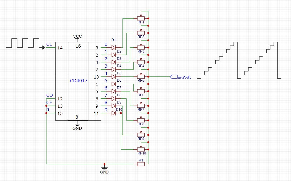 Микросхема cd4017be описание и схема включения