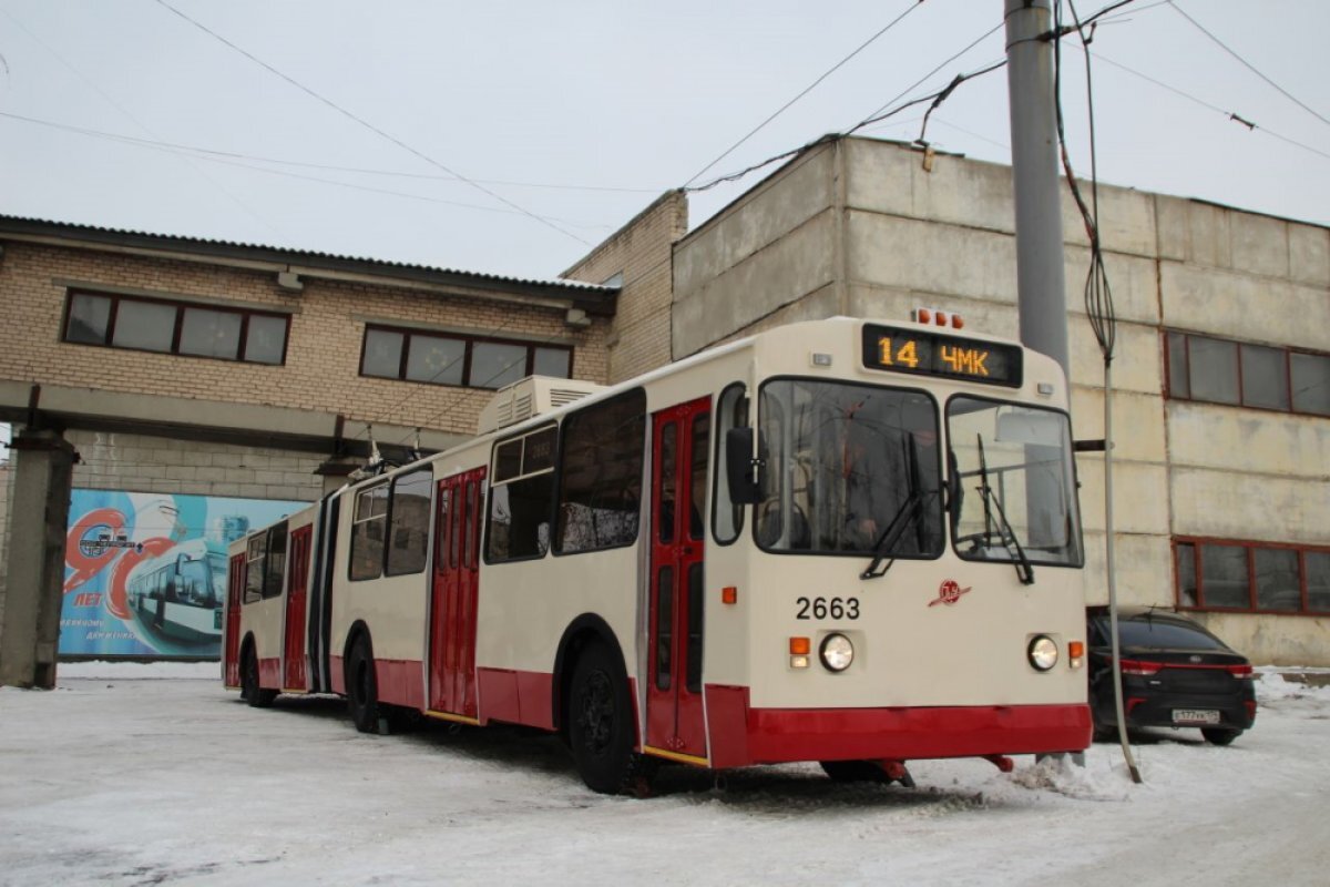    Троллейбус-гармошка выйдет на маршрут в Челябинске 12 декабря