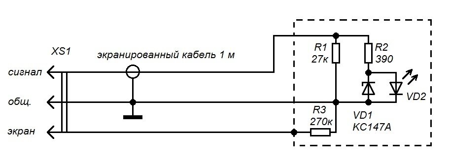 Принципиальная схема излучающей лазерной головки.