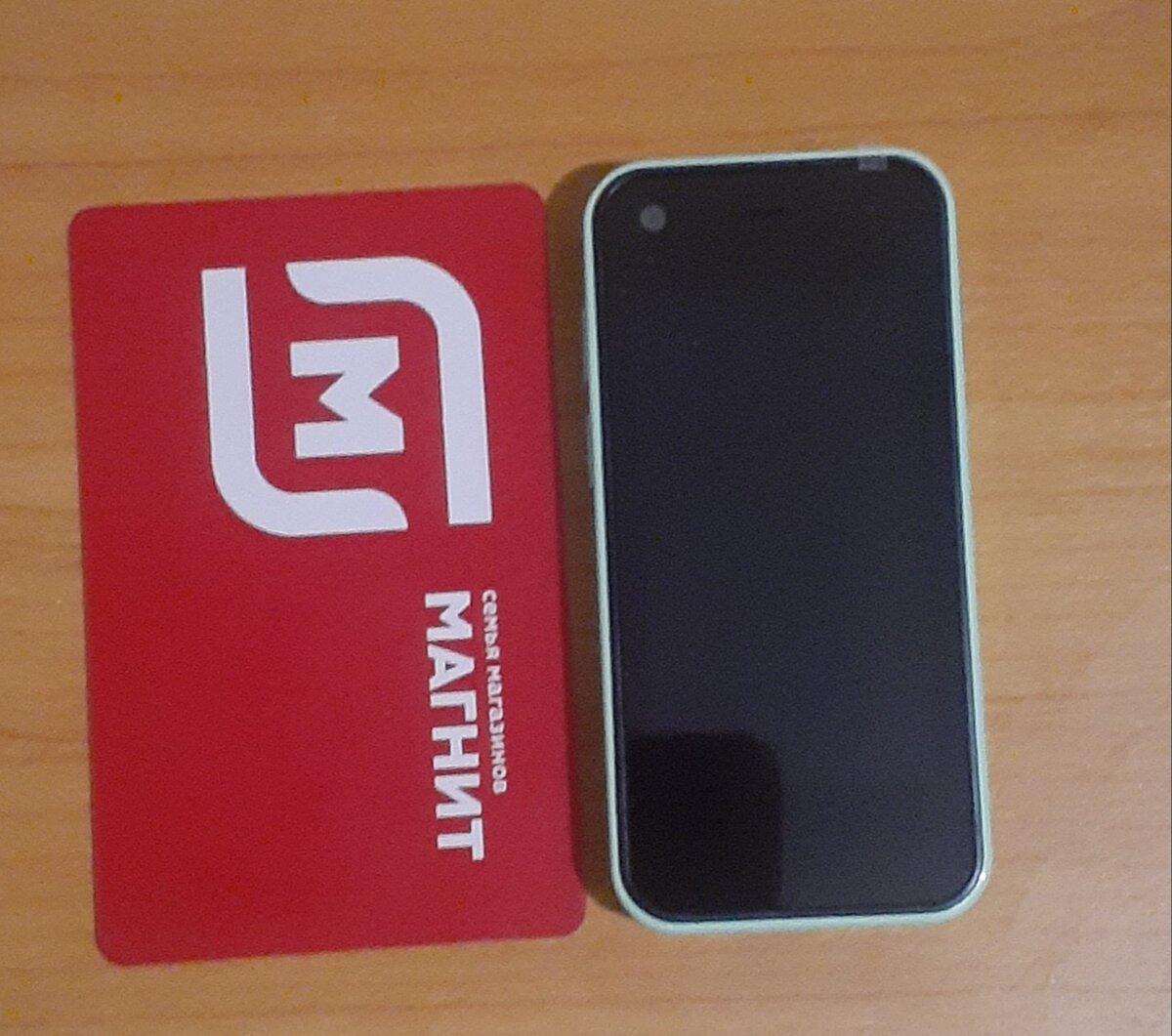 Фото автора. Он просто крошечный.