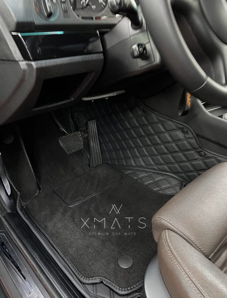 3D коврики из экокожи на BMW 5 Series E39