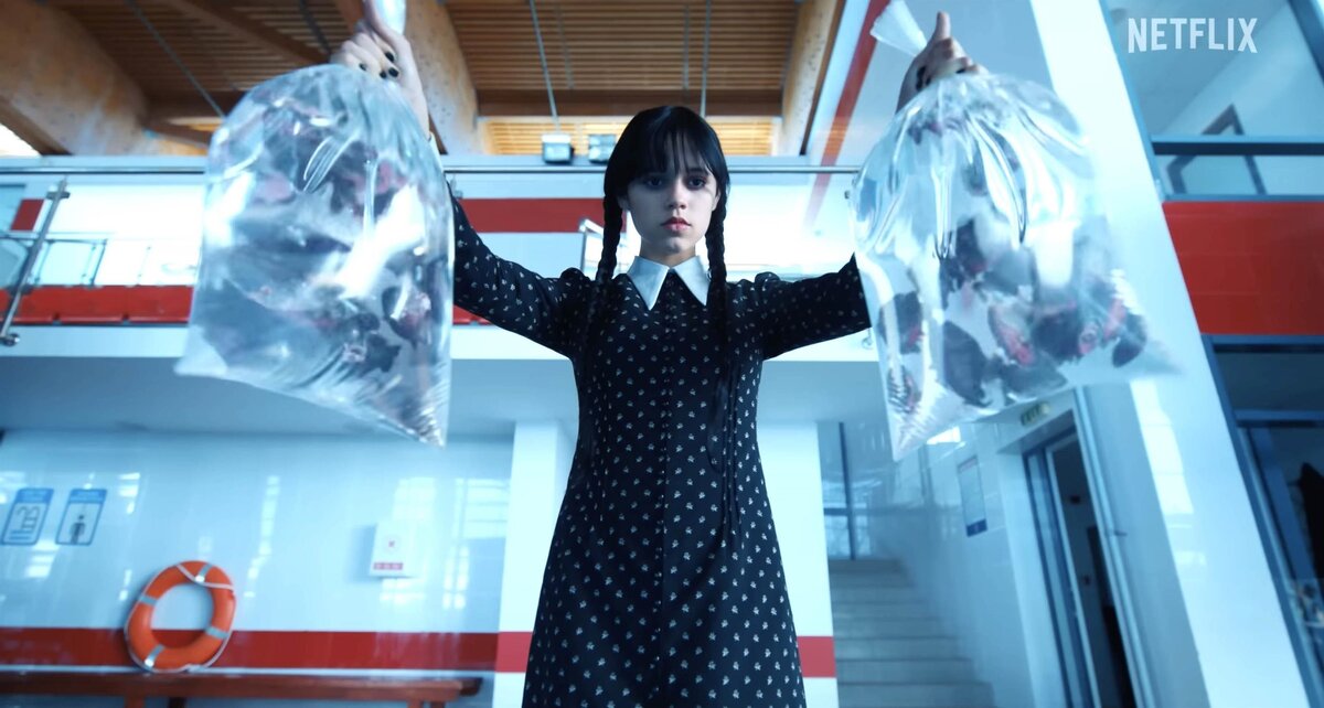    Дженна Ортега в роли Уэнсдей