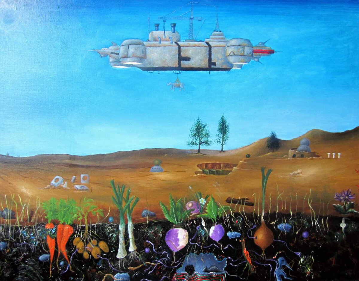 Фрэнсис Лагно (Francis Lagneau). Браконьерство. Холст, масло - 92 х 73 см. 2019.