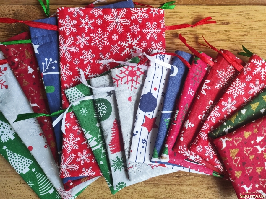 Тканевые мешочки для подарков