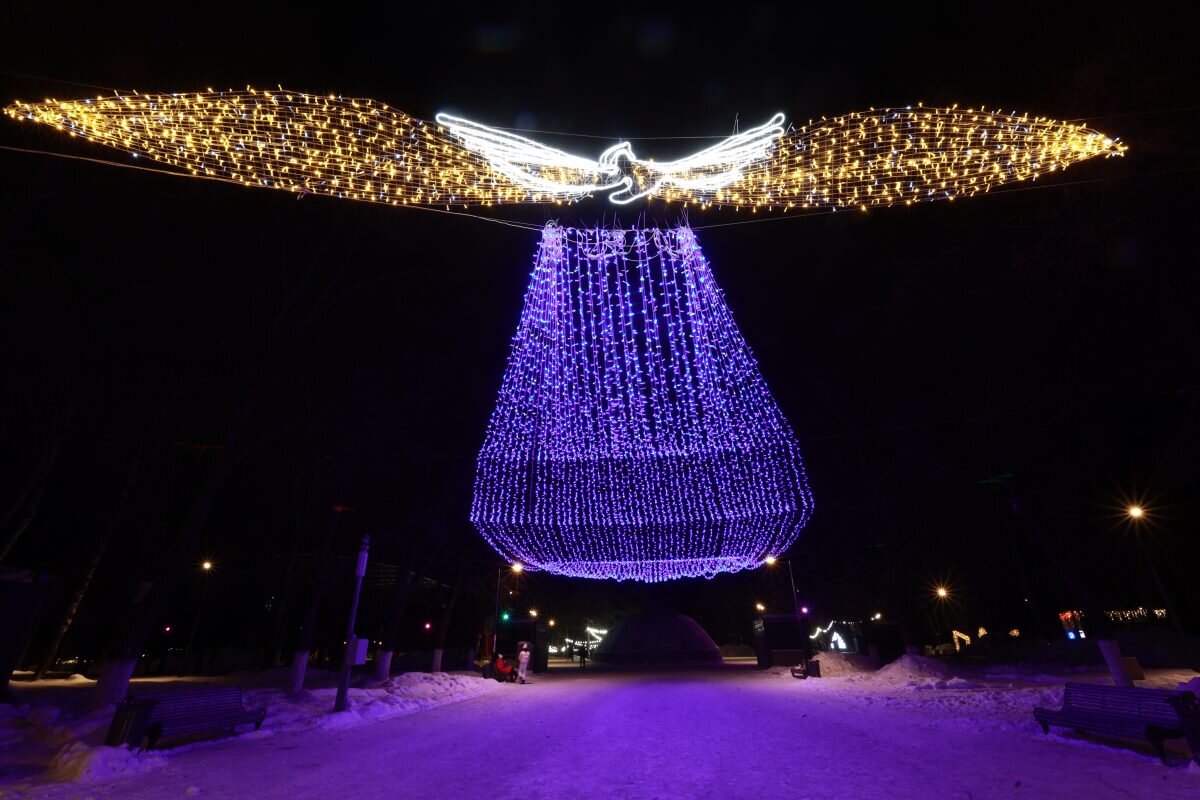    Для украшения парков города использовали более 15 км гирлянд Pravda-nn.ru