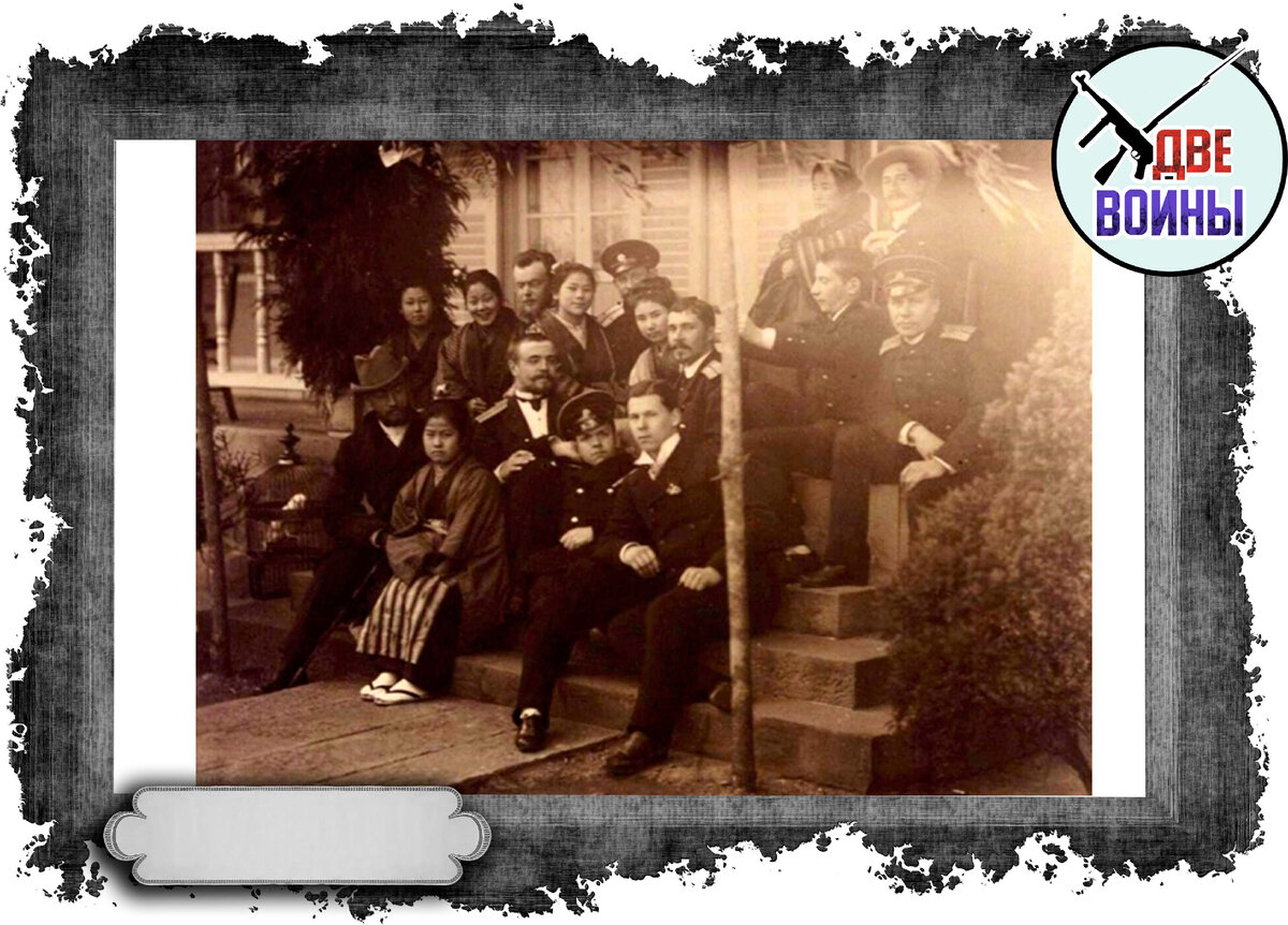 Русские с японками в Нагасаки. Фото в свободном доступе. 