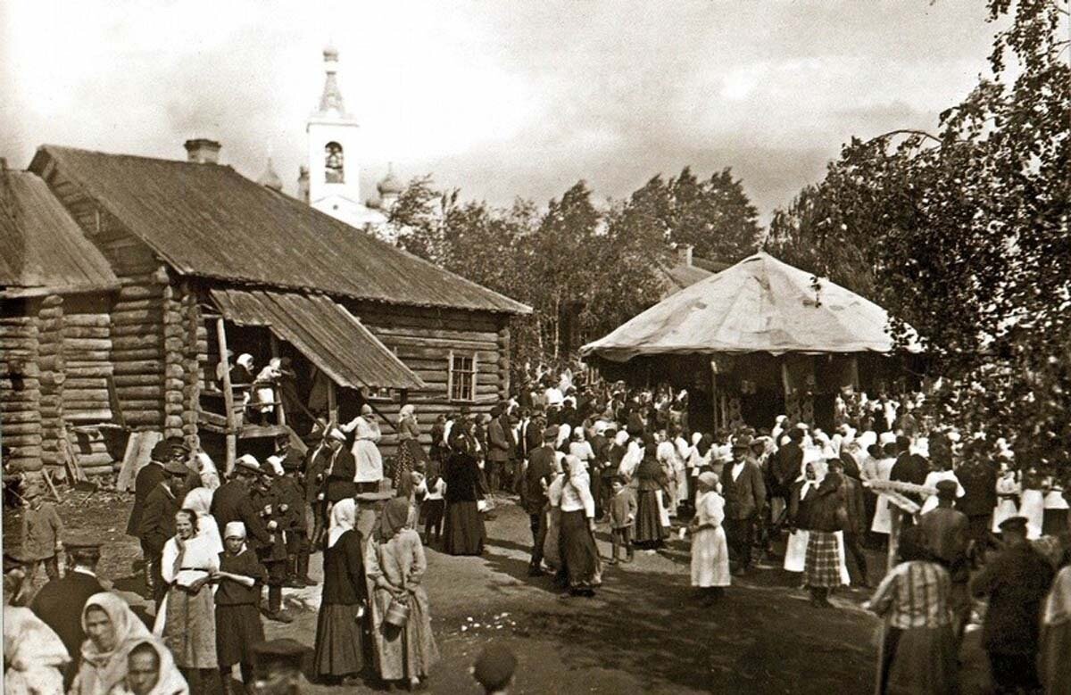 Ярмарка в Шуньге была одним из центров торговли северным жемчугом. Фото с сайта kizhi.karelia.ru