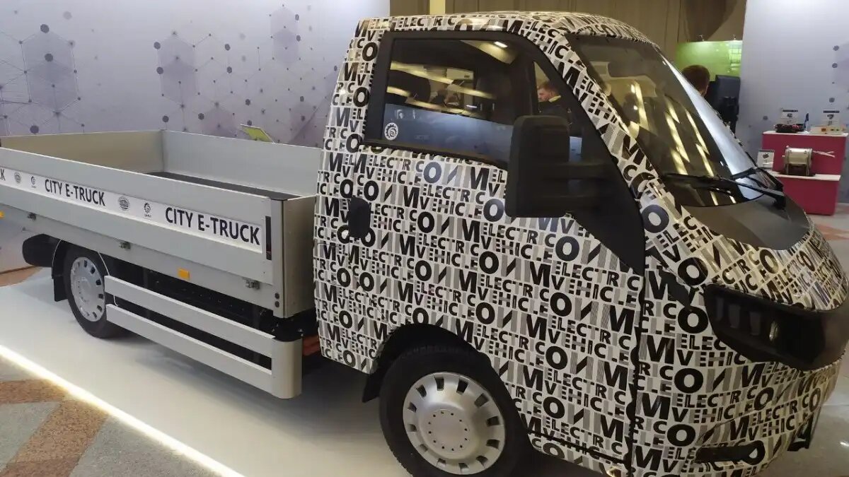 Фото: glavpahar.ru Концепт нового электромобиля CITY E-TRUCK на выставке «Беларусь Интеллектуальная»