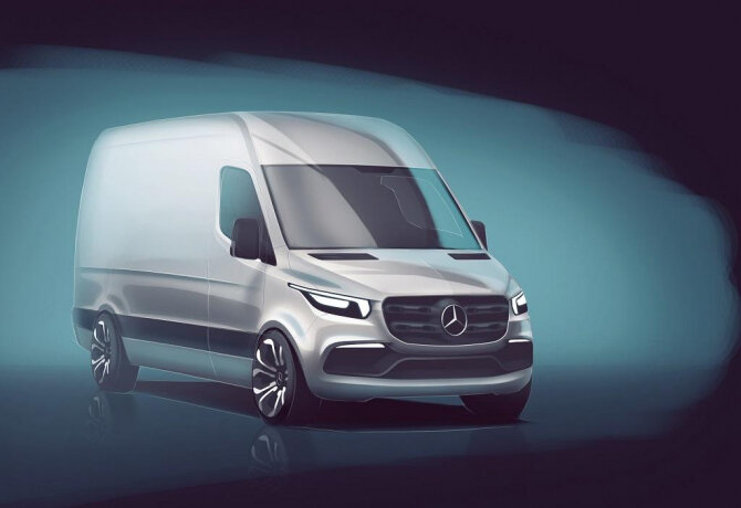 Mercedes-Benz Sprinter 2018: первые официальные изображения