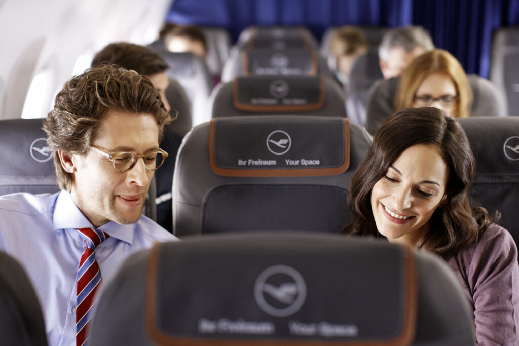 У Lufthansa на рейсах внутри Европы Eurobusiness – кресла эконома / Lufthansa.com (c)