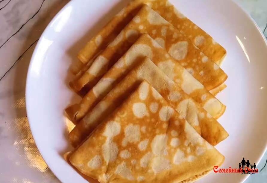 Блинчики на кефире