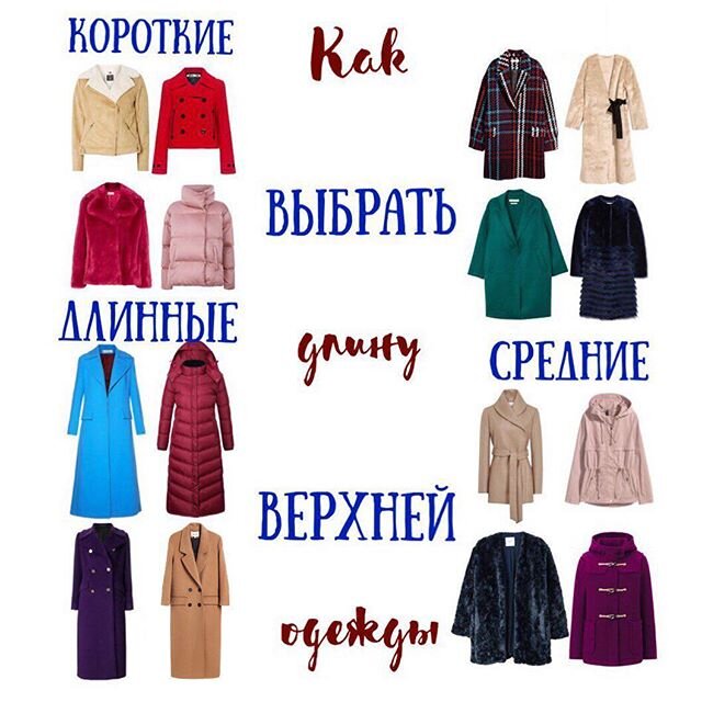 Женская верхняя одежда названия с фото