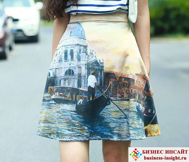 Изображение известных картин на одежде