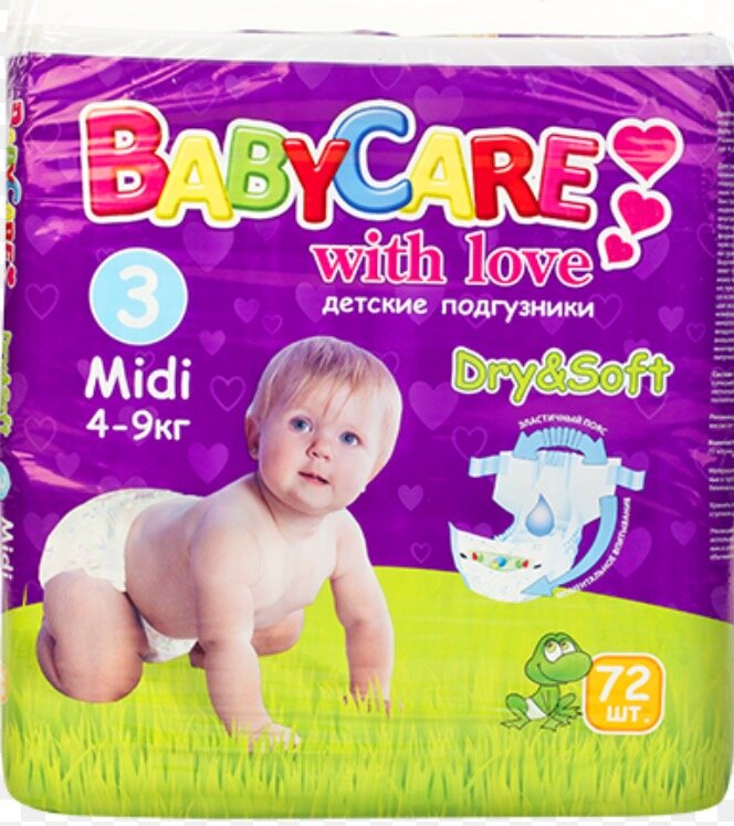 Crazy love baby. Подгузники миди. Подгузники Baby Care Maxi. Подгузники Soft Dry. Подгузники Baby Care 3-6 кг.