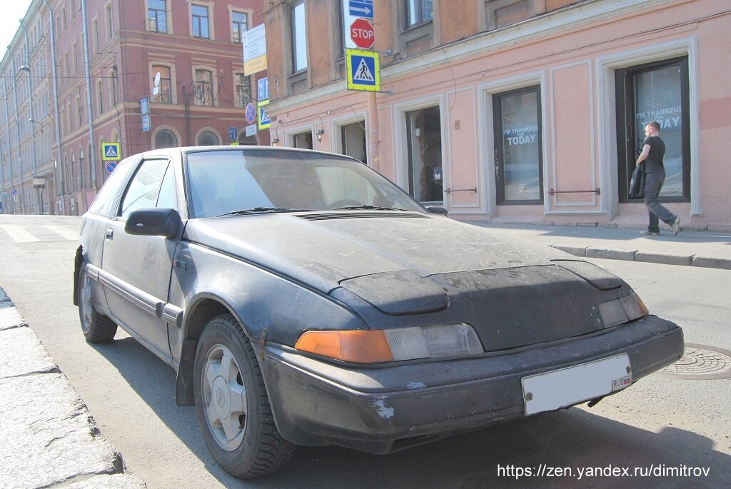 Volvo 480ES на улицах Питера