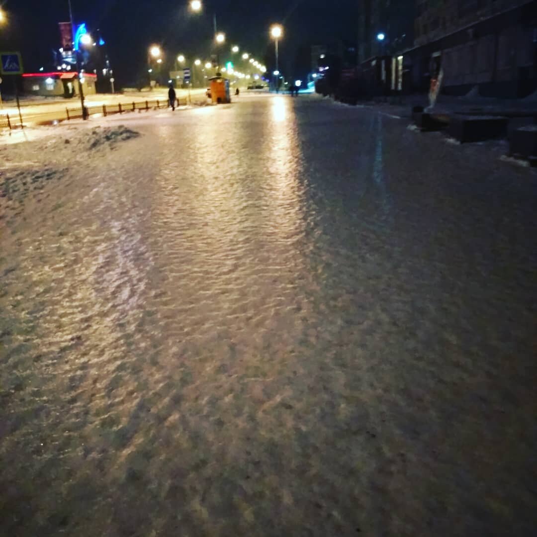  Последствия ледяного дождя в Губахе
