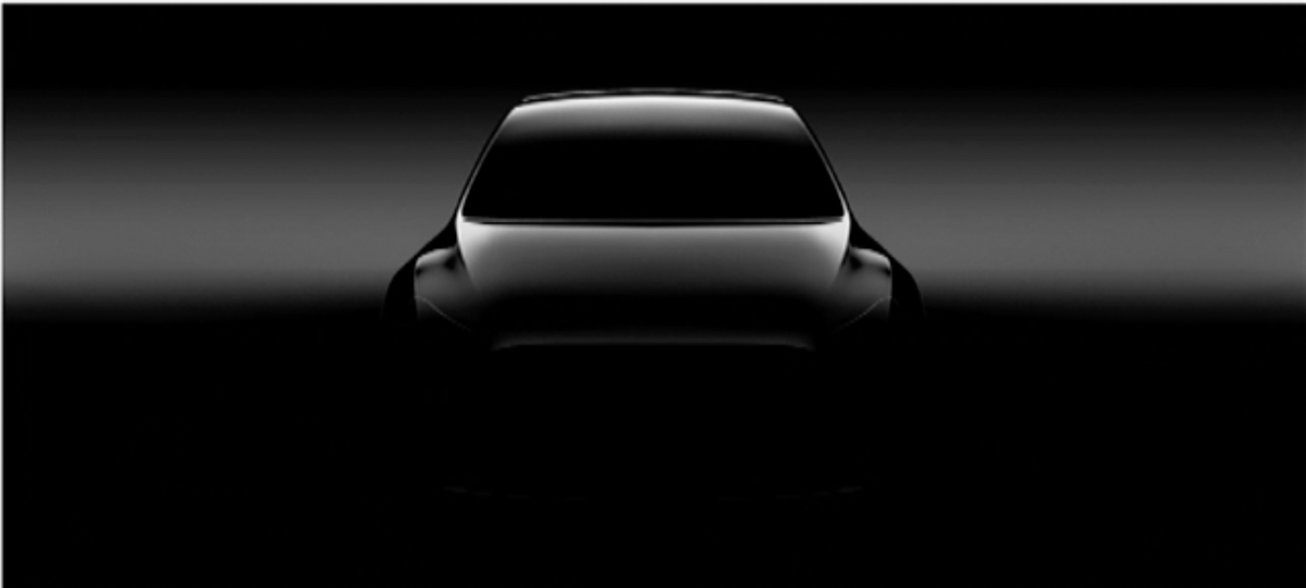 Model Y пока даже не существует, а из официальных изображений будущей модели есть только этот тизер