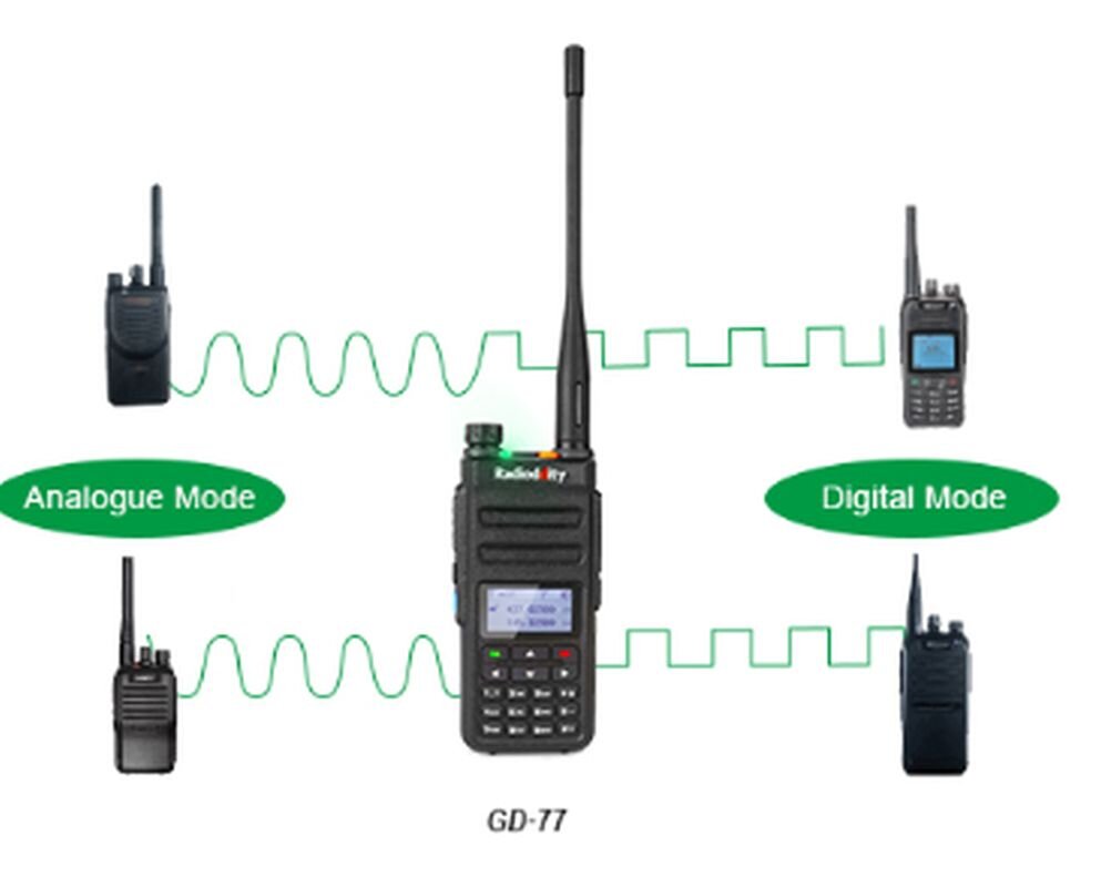 Как отличить цифровую рацию от аналоговой. Radioddity GD-88.