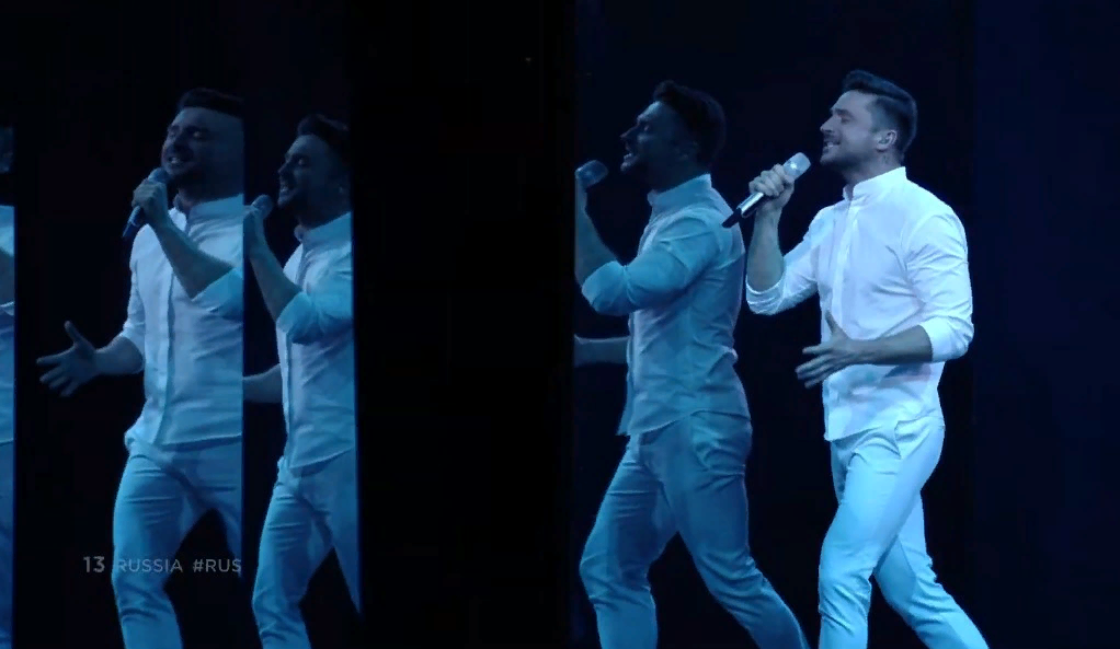 Сергей Лазарев во втором полуфинале конкурса Евровидение 2019, под номером 13