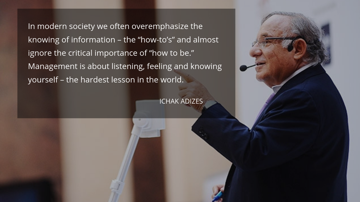                                                          © Фото: компания "BBI" 
"В современном обществе мы часто переоцениваем знание информации — «как делать» и почти игнорируем критическую важность «как быть». Управление — это слушать, чувствовать и знать себя — самый сложный урок в мире".  Ицхак Адизес.