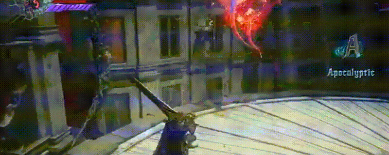 Драка в воздухе (Devil May Cry)